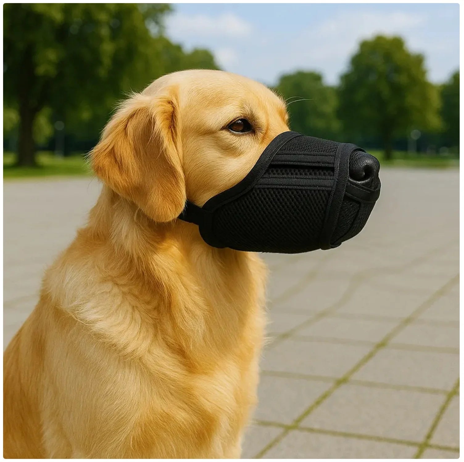 Dog Muzzle to Stop Biting & Destructive Behavior