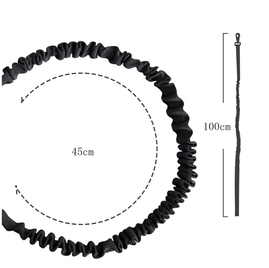 2-In-1 Dog Collar with Retractable Leash for Walking & Training